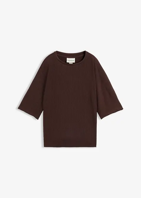 Shirt aus strukturiertem Material, bonprix