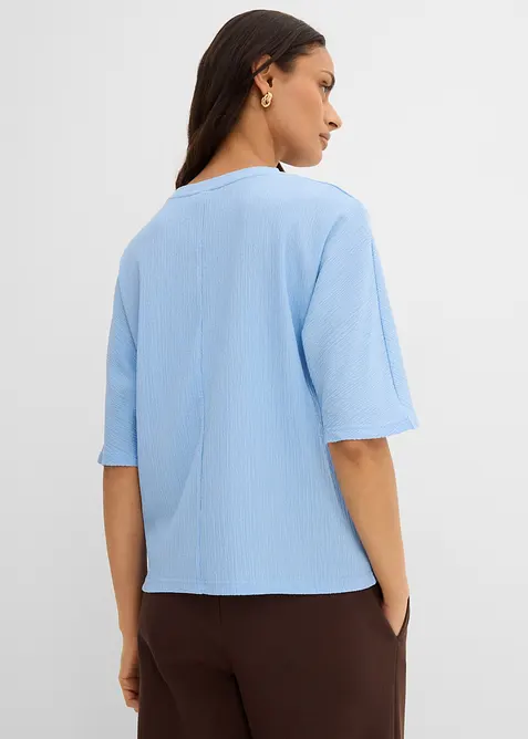 Shirt aus strukturiertem Material, bonprix