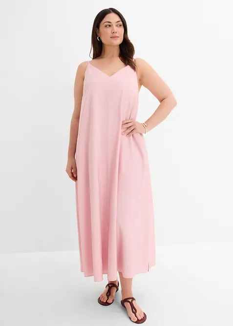 Robe midi &agrave; bretelles r&eacute;glables, bonprix