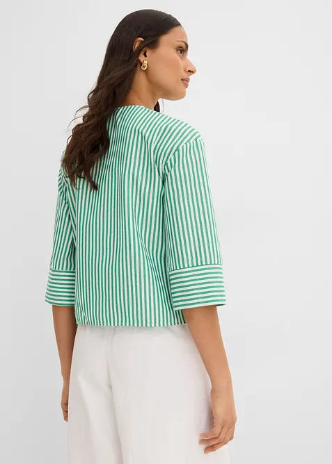 Blouse ray&eacute;e 100% coton, bonprix