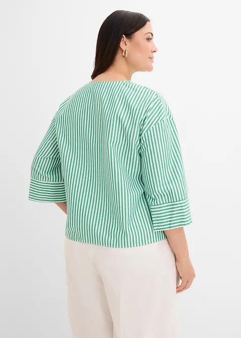Blouse ray&eacute;e 100% coton, bonprix