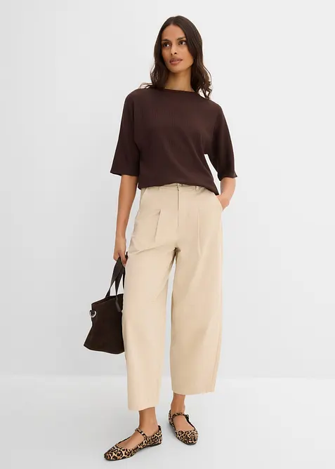Shirt aus strukturiertem Material, bonprix
