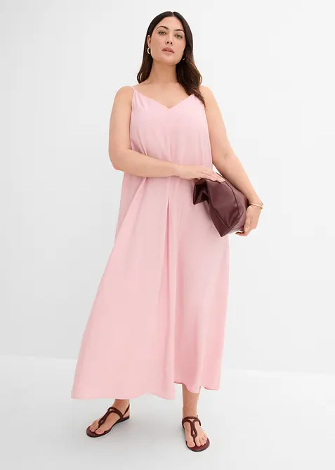 Robe midi &agrave; bretelles r&eacute;glables, bonprix
