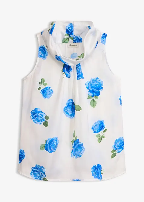 Blusentop aus flie&szlig;endem Satin, bonprix