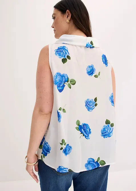 Blusentop aus flie&szlig;endem Satin, bonprix