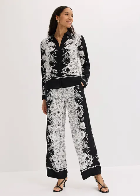 Bluse aus flie&szlig;ender Viskose, bonprix