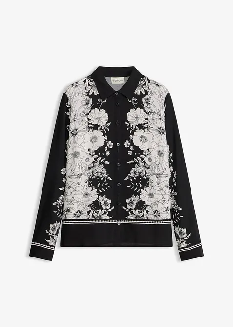 Bluse aus flie&szlig;ender Viskose, bonprix