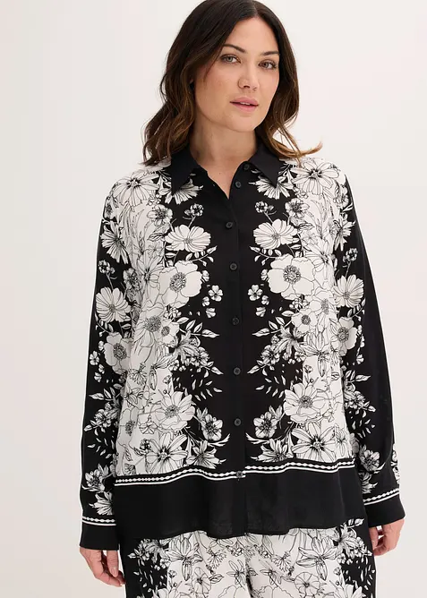 Bluse aus flie&szlig;ender Viskose, bonprix
