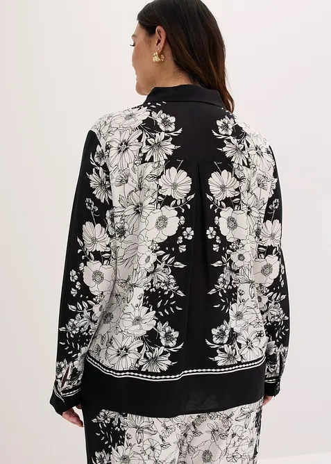 Bluse aus flie&szlig;ender Viskose, bonprix