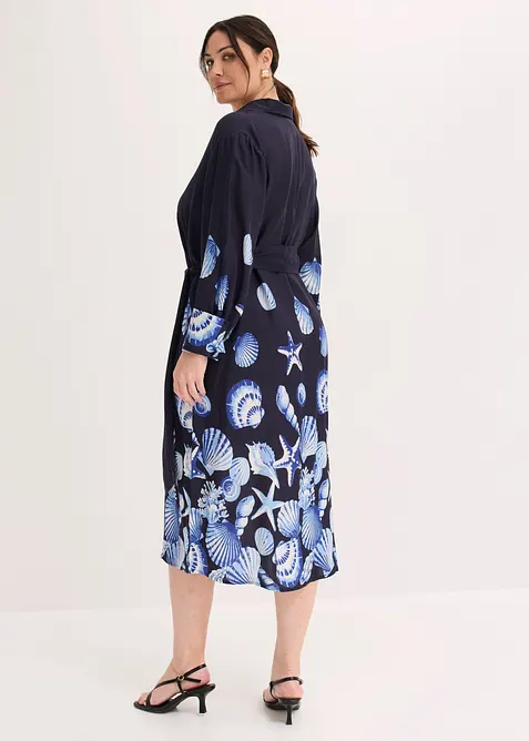 Robe chemise en viscose fluide, bonprix