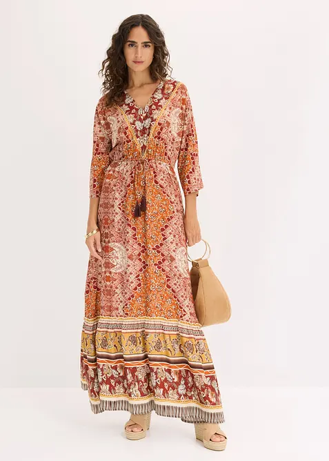 Robe longue en viscose fluide, bonprix