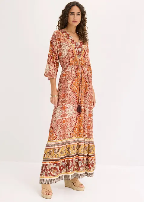 Robe longue en viscose fluide, bonprix