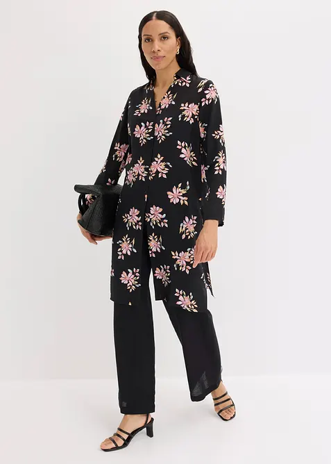 Blouse longue en viscose fluide, bonprix