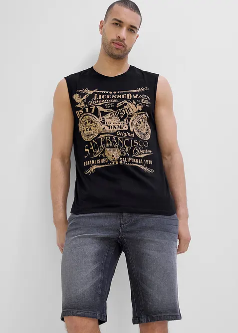 Lot de 2 d&eacute;bardeurs marcel 100% coton, bonprix