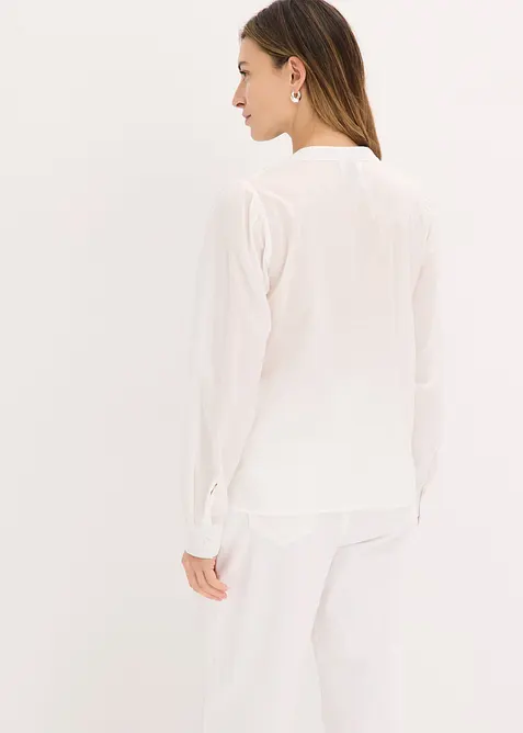 Blouse brod&eacute;e 100% coton, bonprix