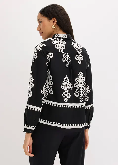 Bluse aus flie&szlig;ender Viskose, bonprix