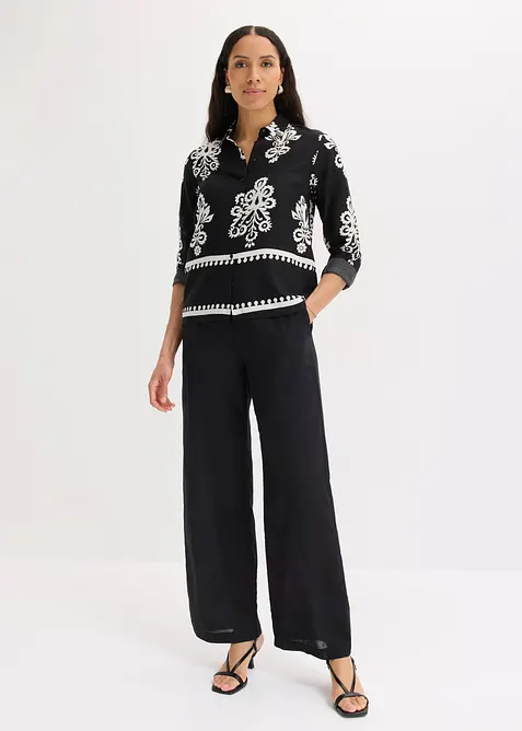 Bluse aus flie&szlig;ender Viskose, bonprix