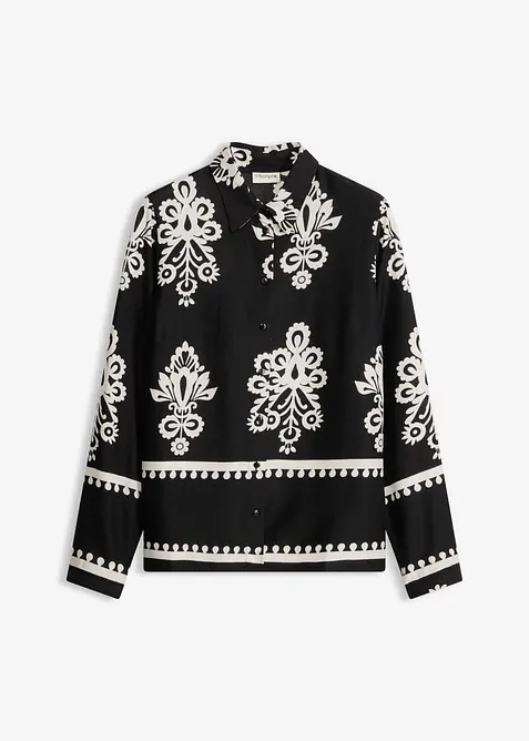 Bluse aus flie&szlig;ender Viskose, bonprix