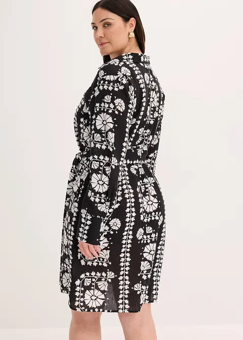 Robe chemise imprim&eacute;e, bonprix