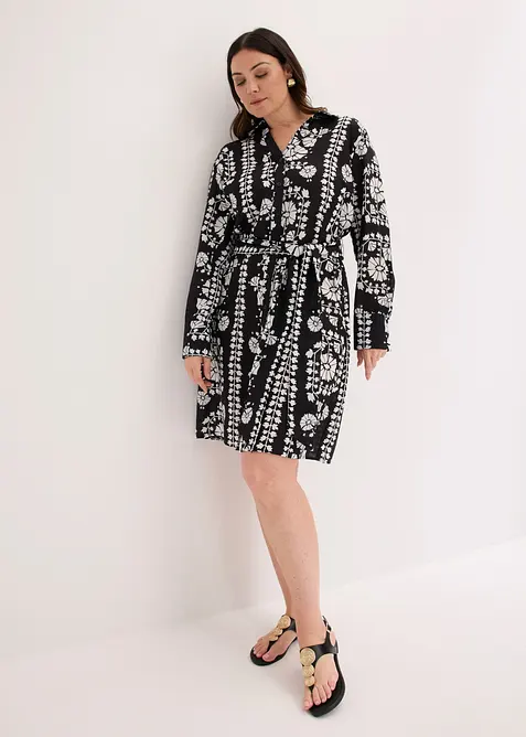 Robe chemise imprim&eacute;e, bonprix