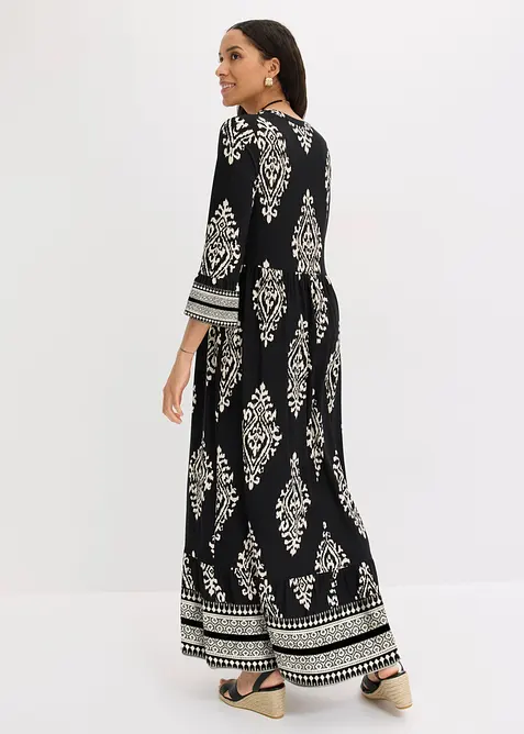 Robe tunique douce en viscose extensible, bonprix