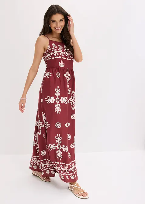 Tr&auml;gerkleid aus flie&szlig;ender Viskose, bonprix