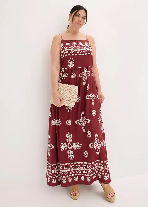 Robe &agrave; bretelles en viscose fluide, bonprix