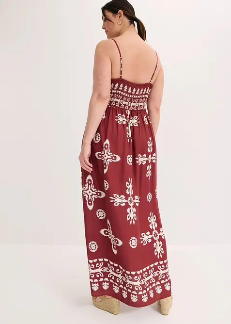 Robe &agrave; bretelles en viscose fluide, bonprix