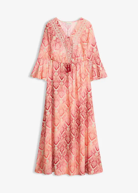 Maxikleid aus flie&szlig;ender Viskose, bonprix