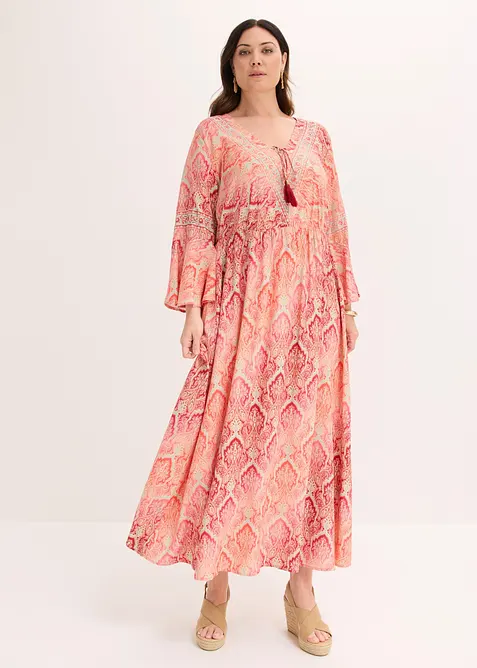 Maxikleid aus flie&szlig;ender Viskose, bonprix