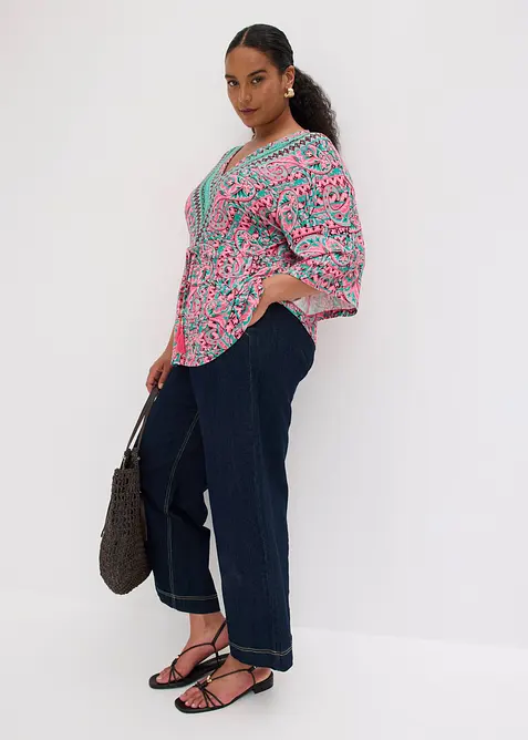 Tunika-Shirt aus softem Viskose-Mix, bonprix