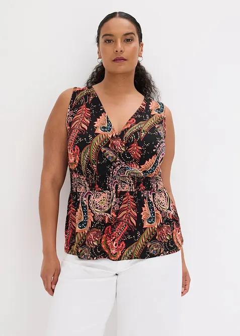 Top en jersey viscose doux, bonprix