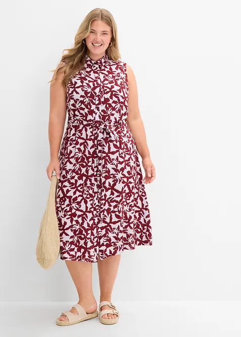 Robe-chemise en viscose fluide, bonprix