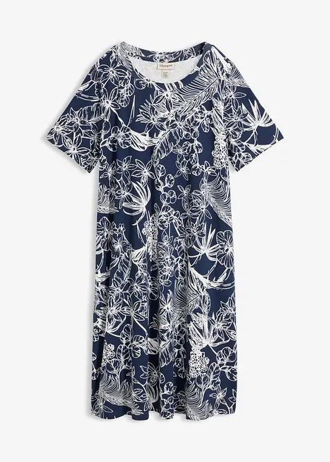 Shirtkleid mit Eingriffstaschen, bonprix