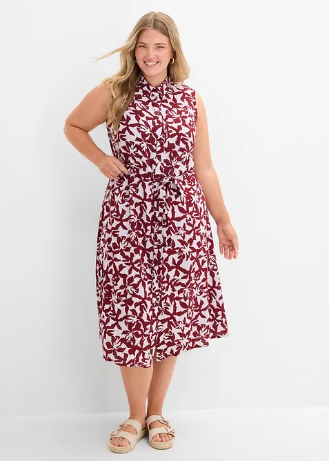 Robe-chemise en viscose fluide, bonprix