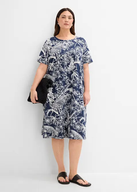 Shirtkleid mit Eingriffstaschen, bonprix