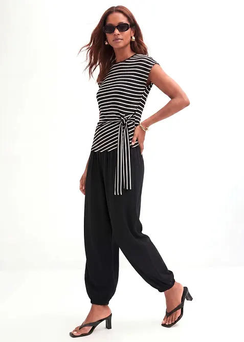Pantalon ballon en viscose fluide, bonprix