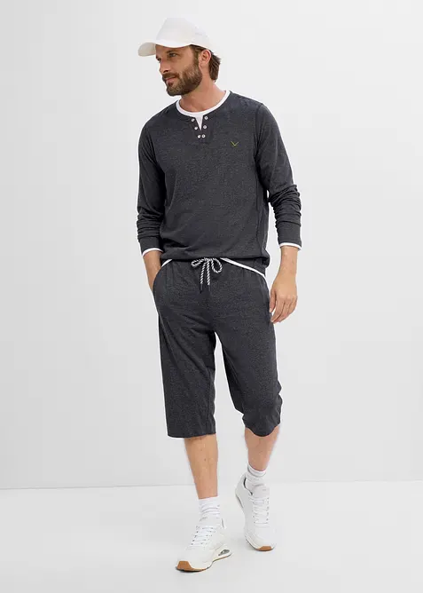 Jersey-Longshorts aus reiner Bio-Baumwolle (2er Pack), bonprix