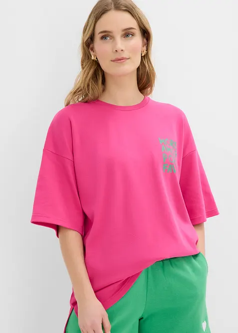 Oversize-Shirt aus reiner Bio-Baumwolle, bonprix