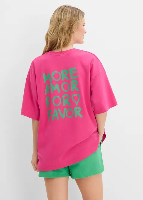 Oversize-Shirt aus reiner Bio-Baumwolle, bonprix