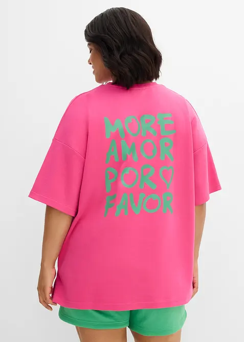 T-shirt oversize 100% coton, bonprix