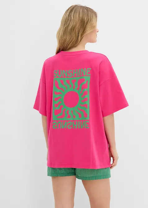 T-shirt oversize 100% coton, bonprix