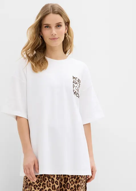 Oversize-Shirt aus reiner Bio-Baumwolle, bonprix