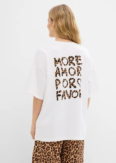 Oversize-Shirt aus reiner Bio-Baumwolle, bonprix