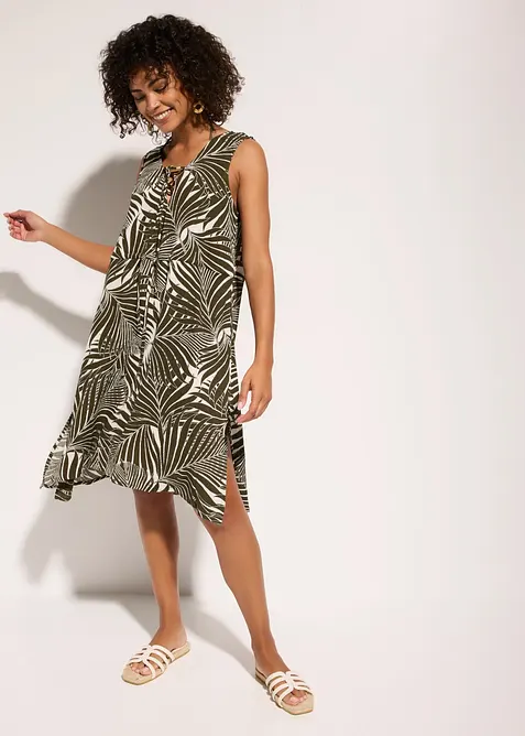 Robe de plage aspect froiss&eacute;, bonprix
