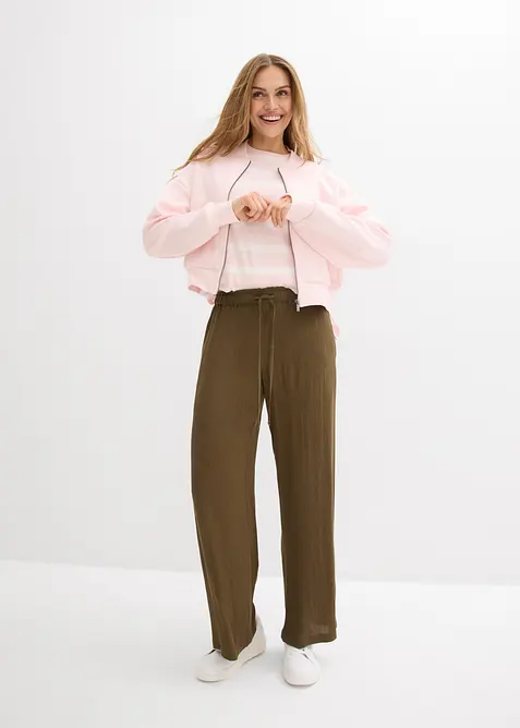 Palazzo-Hose aus reiner Viskose, bonprix
