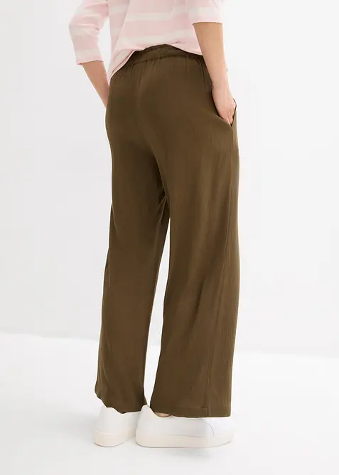 Palazzo-Hose aus reiner Viskose, bonprix