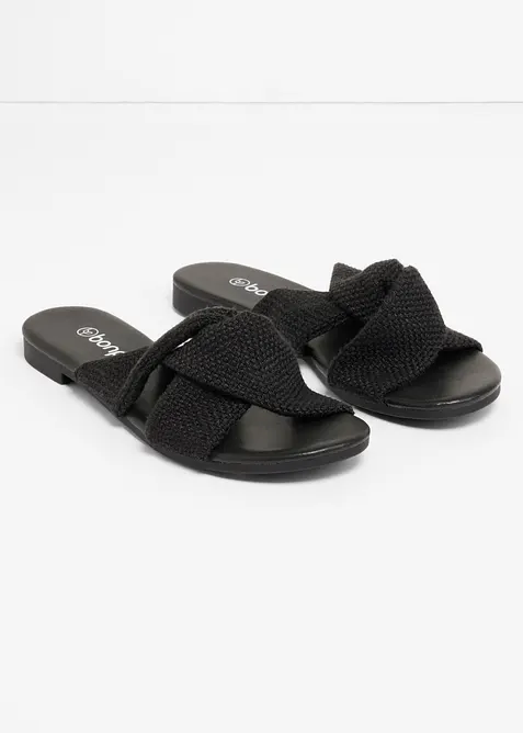 Mules avec n&oelig;ud, bonprix