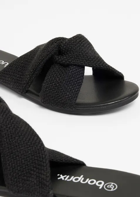 Mules avec n&oelig;ud, bonprix