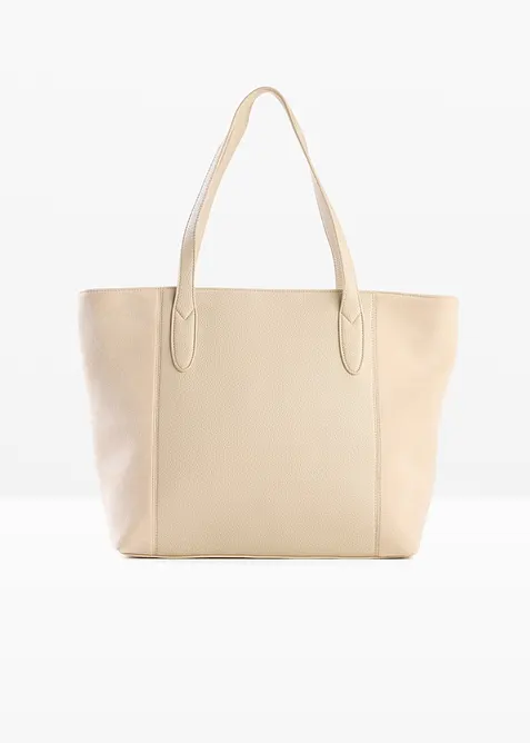 Grand cabas bi-mati&egrave;re, bonprix